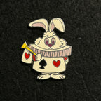 2014 - White Rabbit holding Horn - Alice in Wonderland - Disney Pin