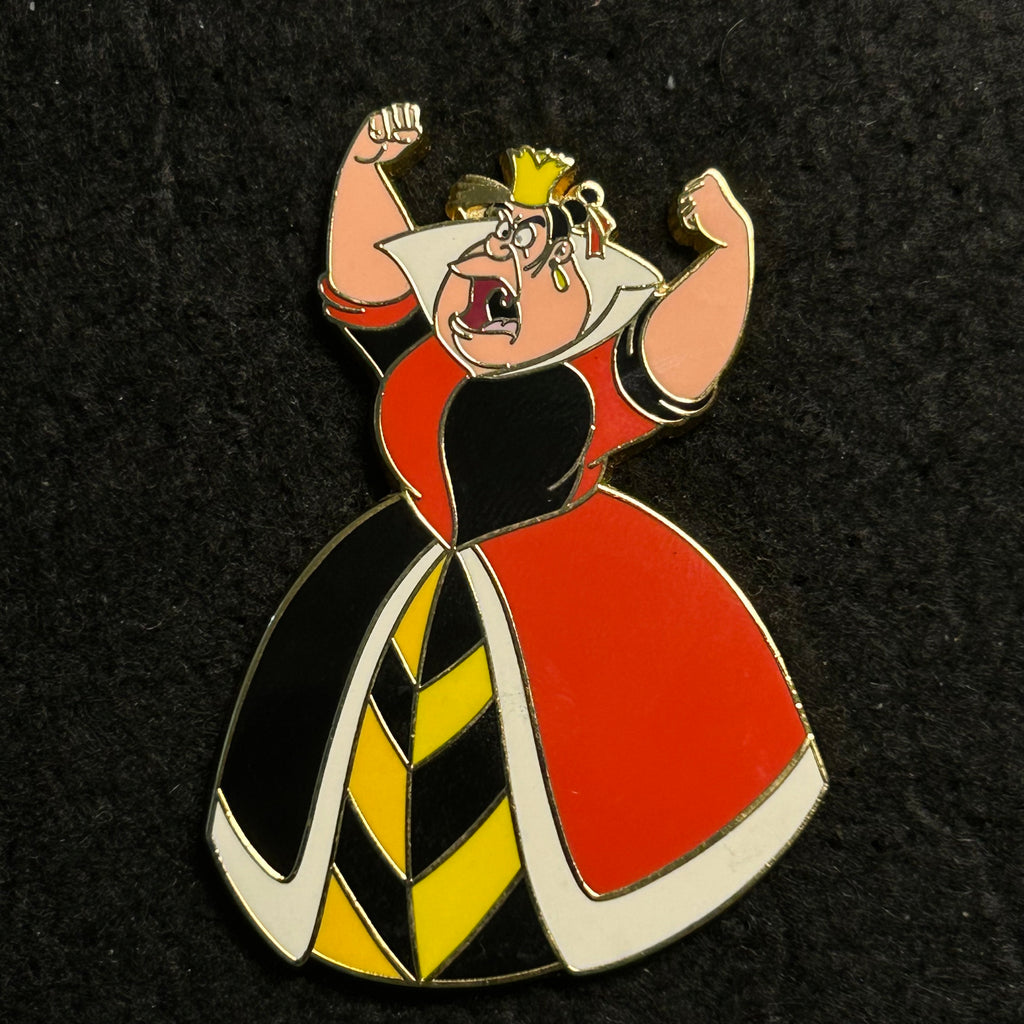 2011 - Queen of Hearts - Full Body - Angry - Alice in Wonderland - Disney Pin