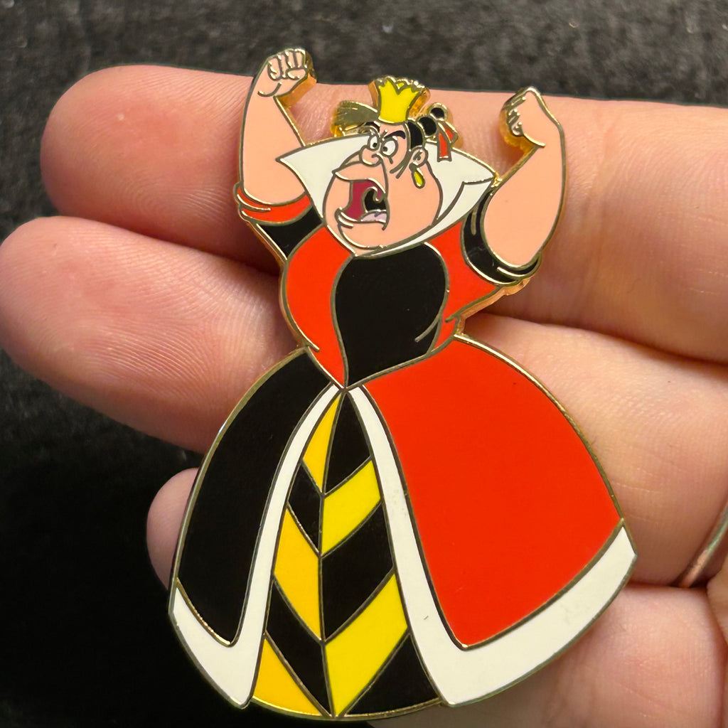 2011 - Queen of Hearts - Full Body - Angry - Alice in Wonderland - Disney Pin