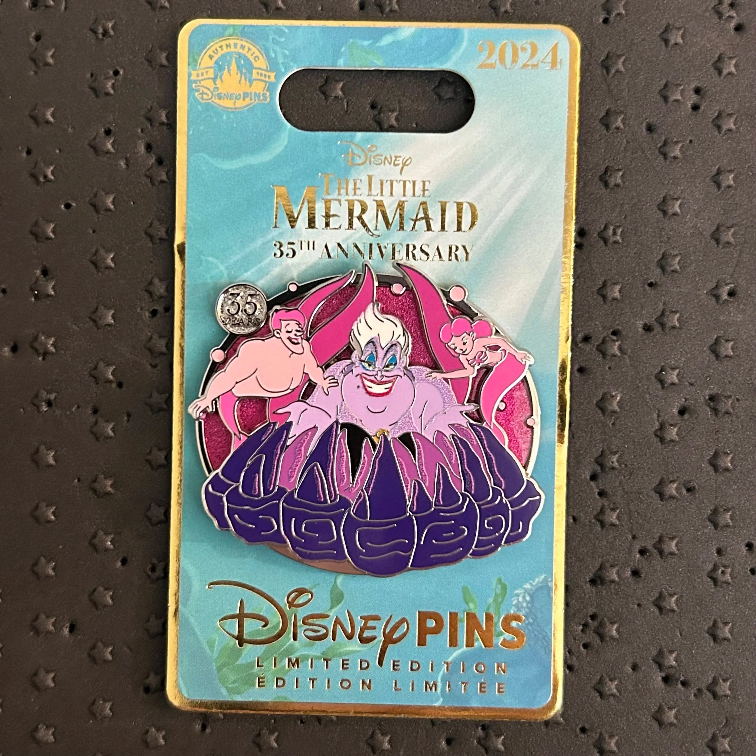 2024 - Ursula - Little Mermaid - 35 Years - LE 4,000 - Disney Pin