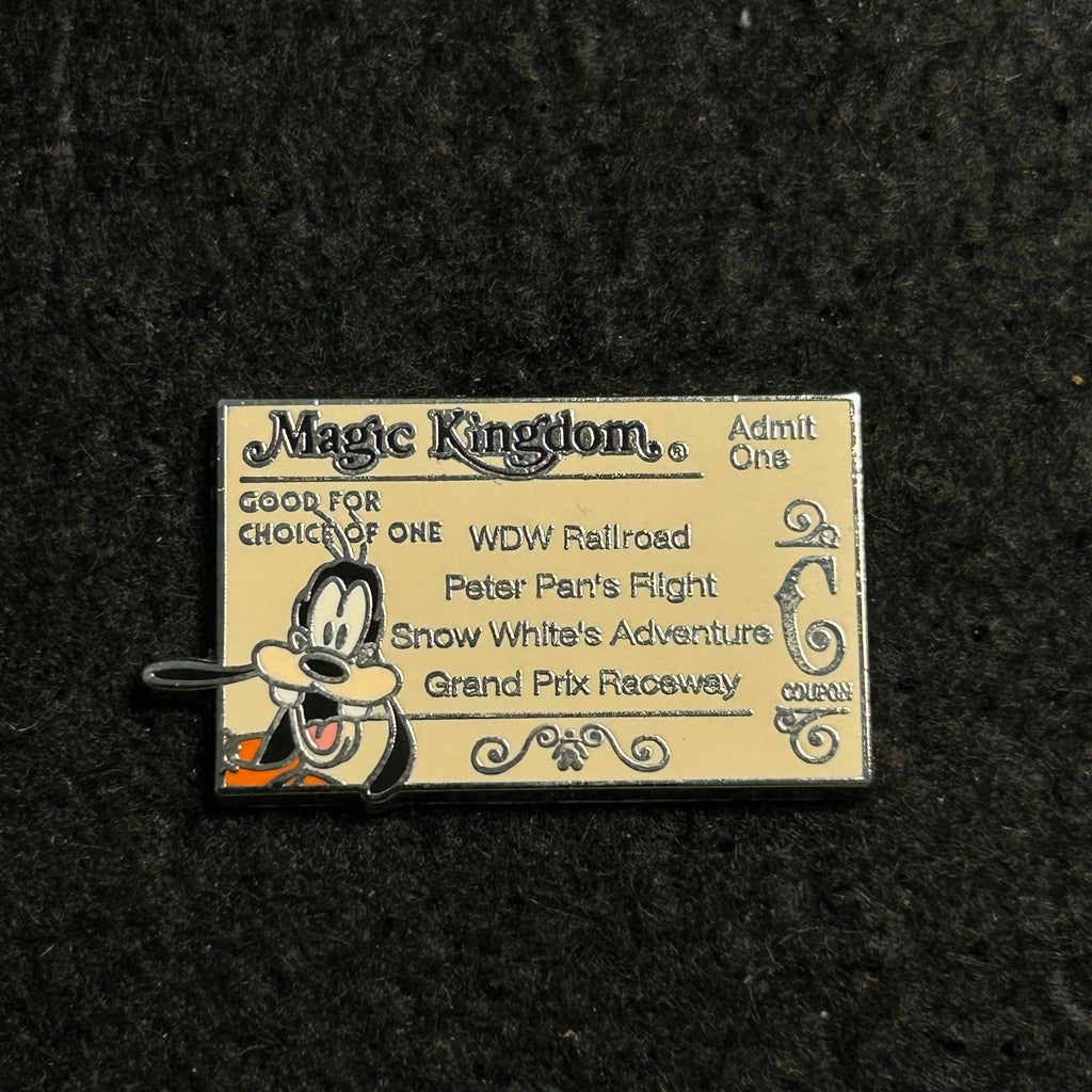 2005 - Goofy Magic Kingdom C Ticket - Disney Pin