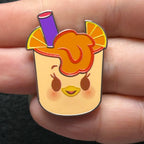 2024 - Gosalyn Mallard - Orange Juice - Munchling - Mystery Series 4 - Disney Pin