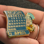 2002 - Mad Hatter April Calendar - Alice in Wonderland - Disney Pin