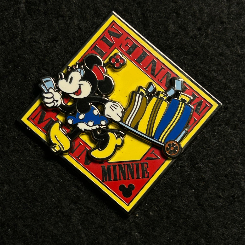 2009 First Release - Minnie Mouse with Luggage - Disney Pin