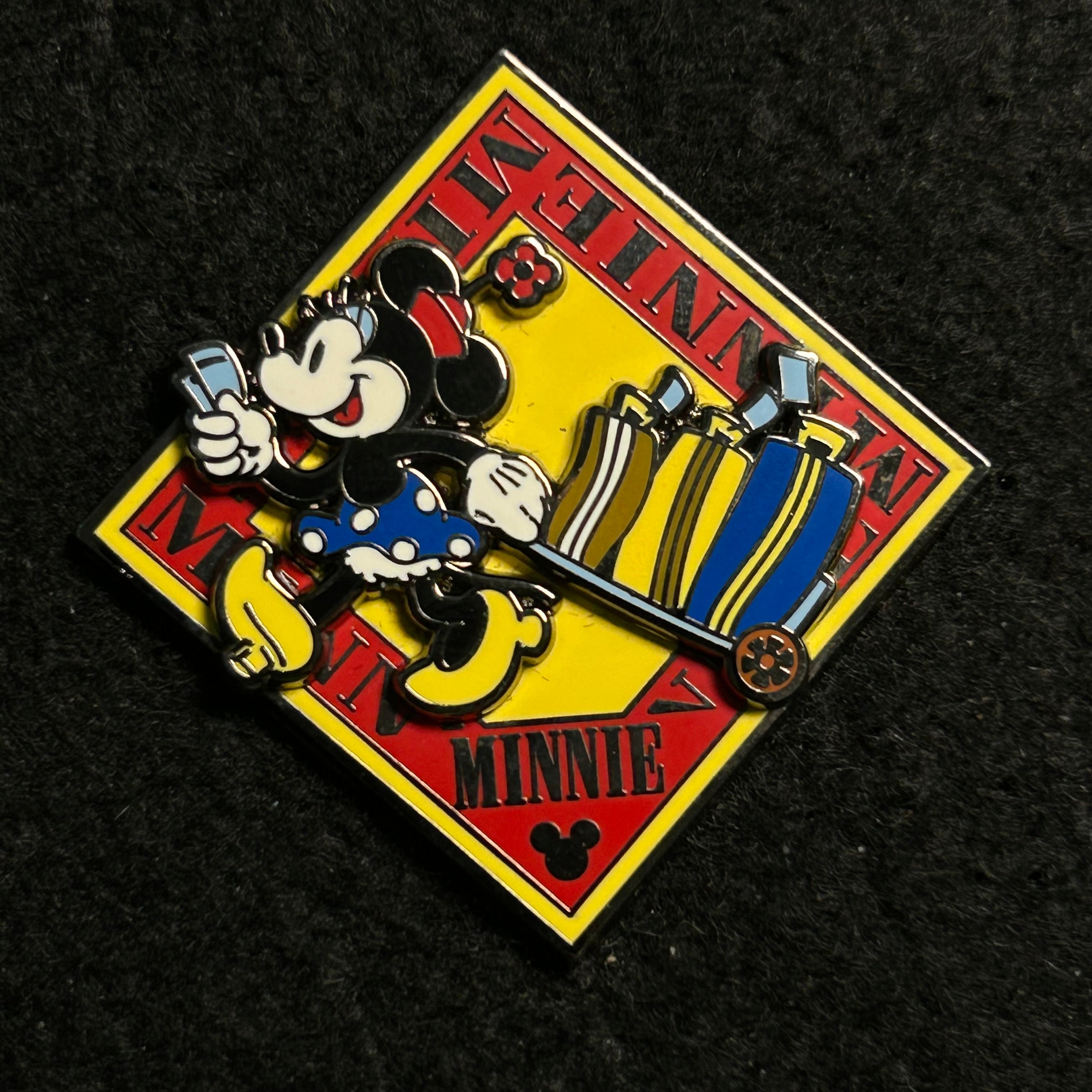 2009 First Release - Minnie Mouse with Luggage - Disney Pin