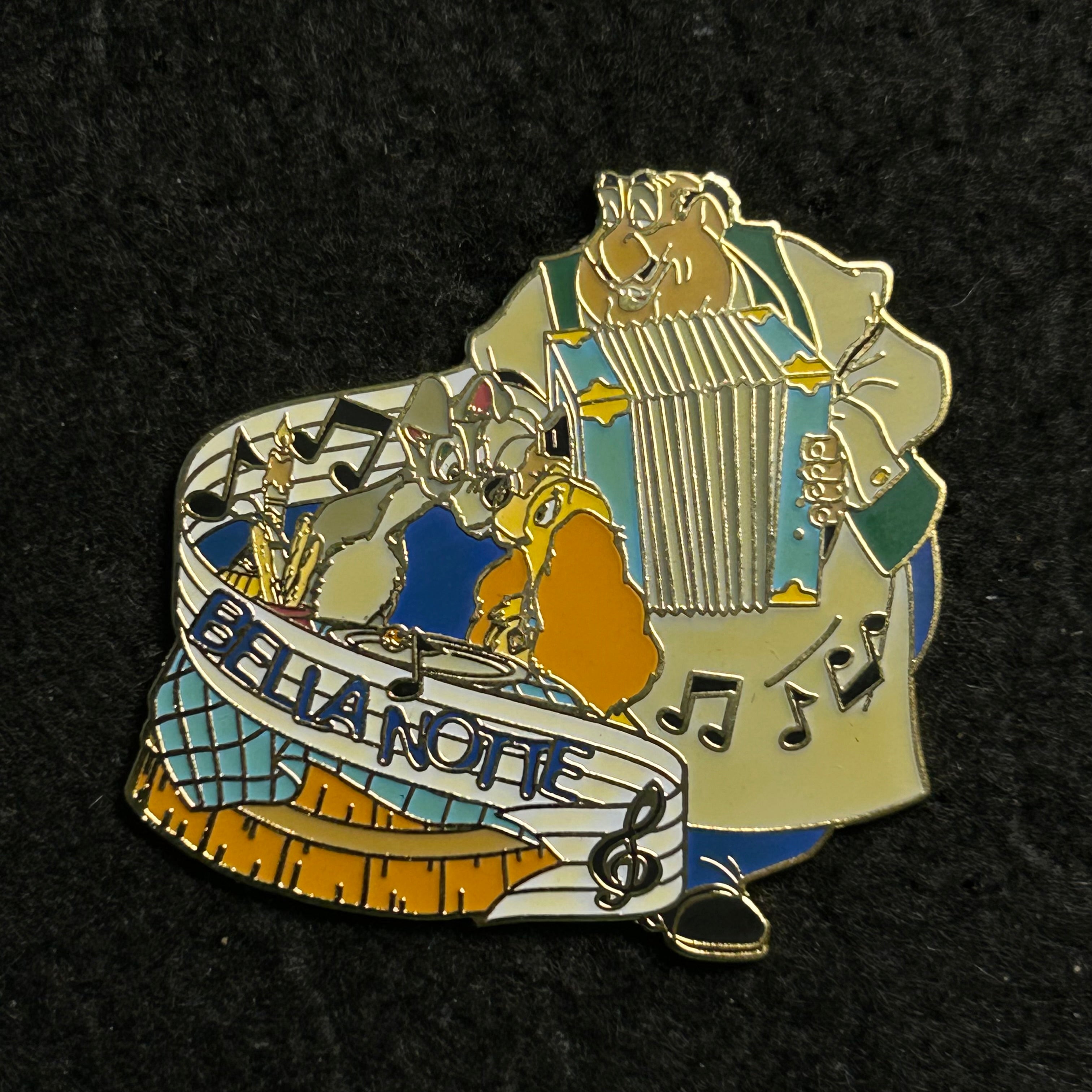 2001 - Bella Notte - Lady and the Tramp - Disney Pin