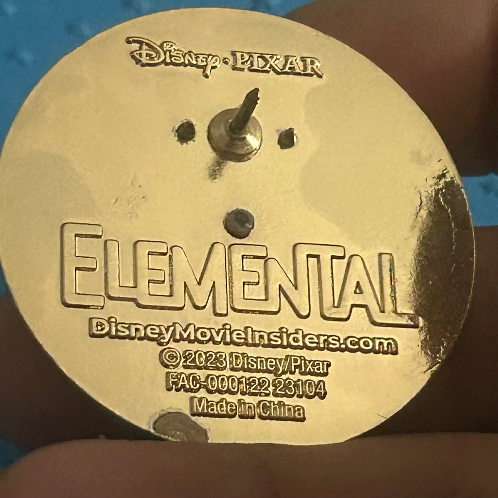 2023 - Elemental - Ember, Wade, Clod, and Lutz - Pixar - Current Mood - Spinner - Movie Club - Disney Pin