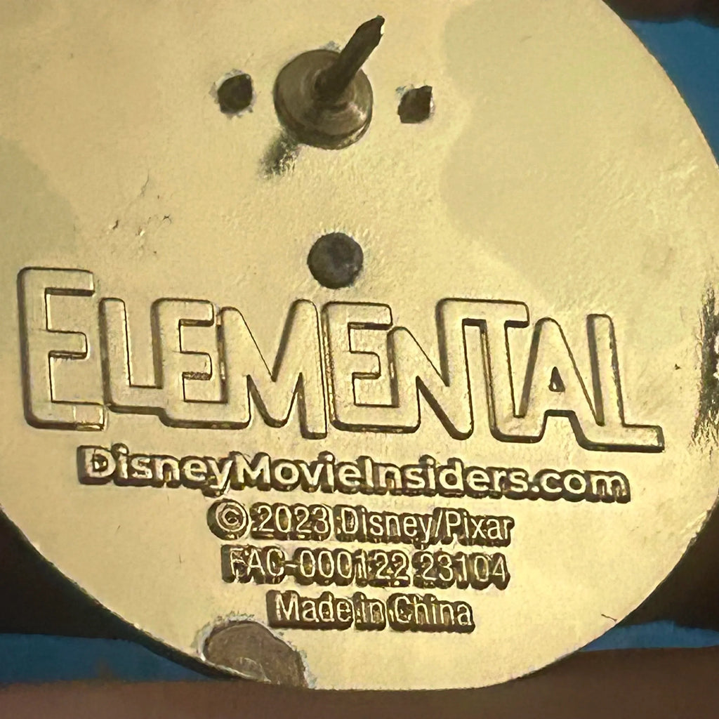 2023 - Elemental - Ember, Wade, Clod, and Lutz - Pixar - Current Mood - Spinner - Movie Club - Disney Pin