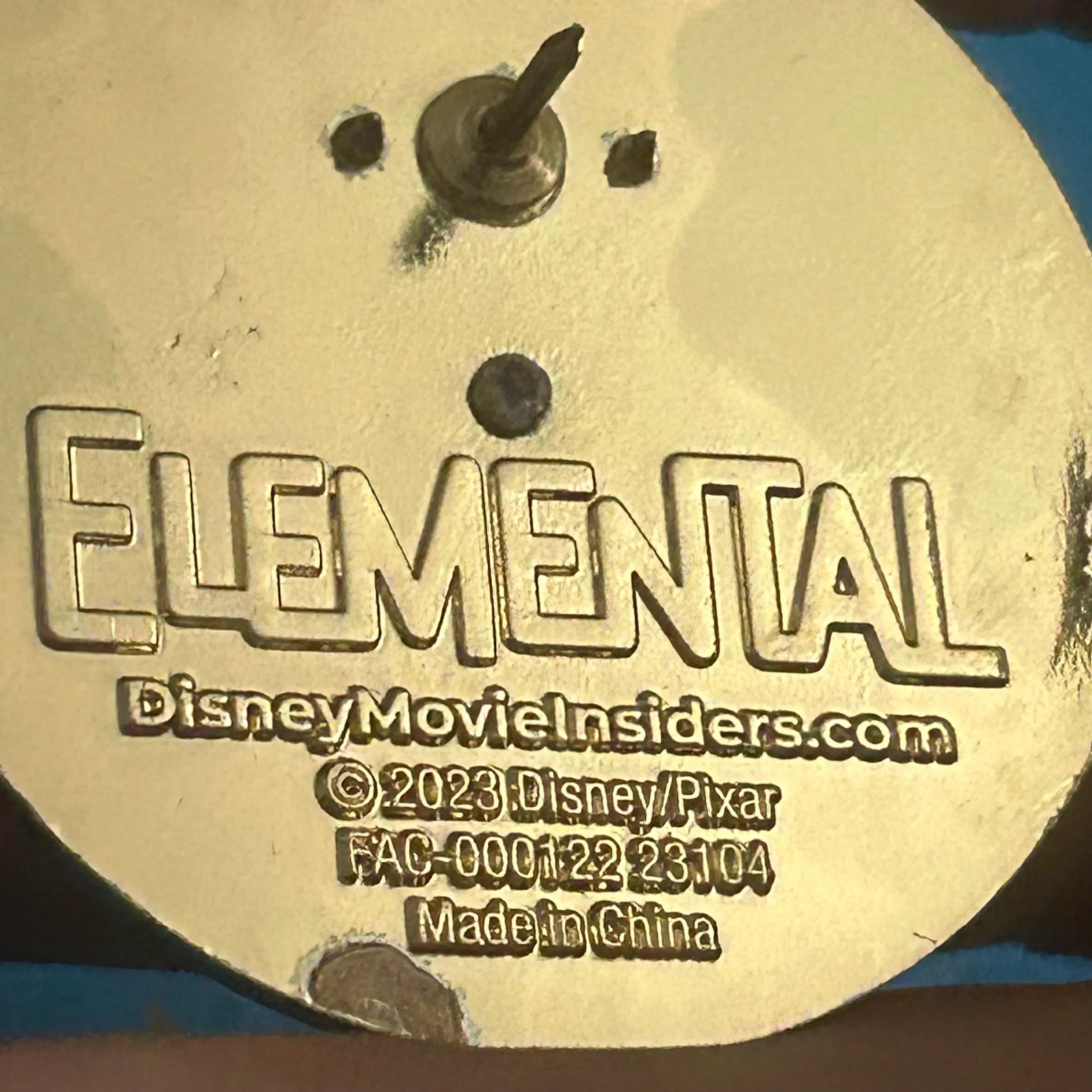 2023 - Elemental - Ember, Wade, Clod, and Lutz - Pixar - Current Mood - Spinner - Movie Club - Disney Pin