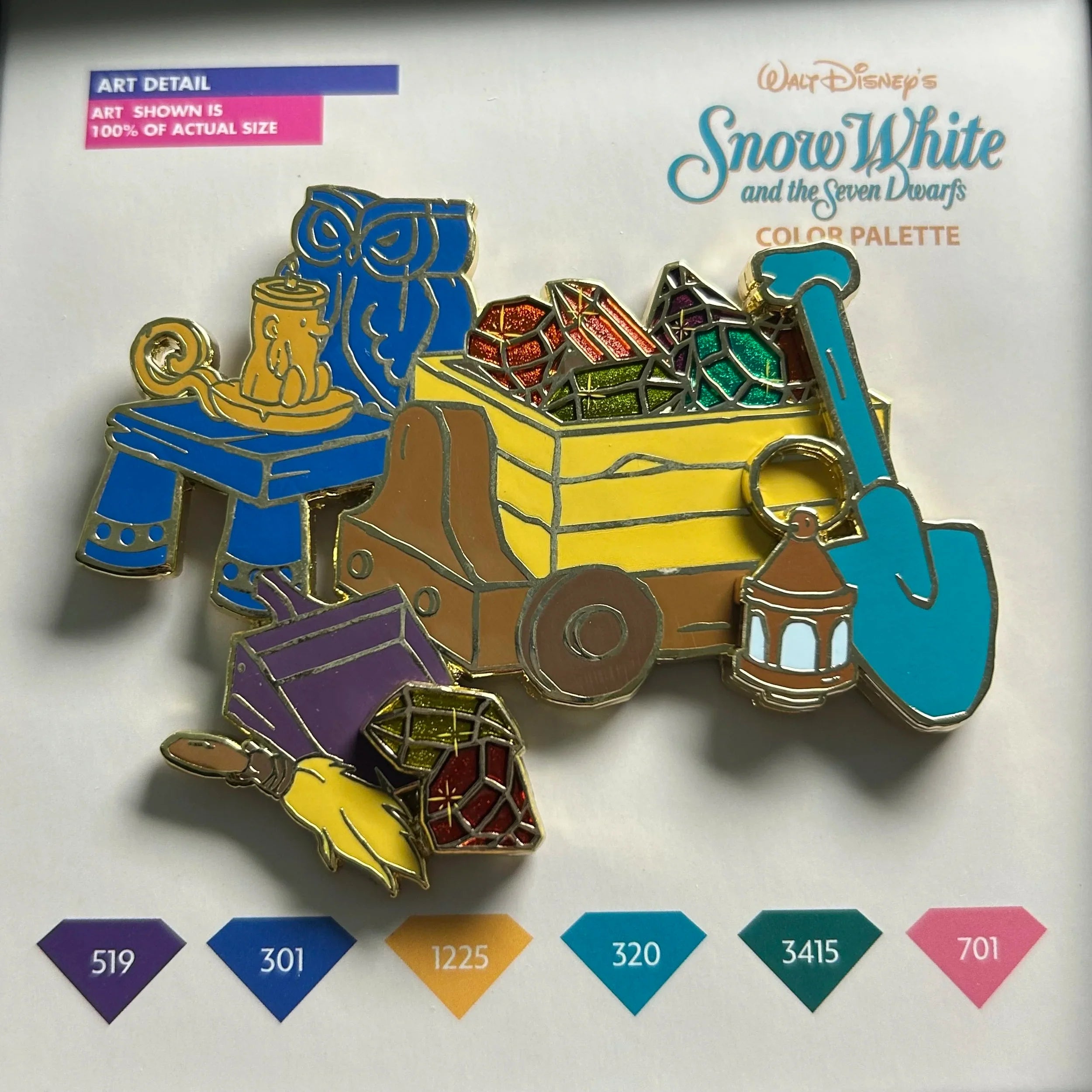 2022 - Snow White and the Seven Dwarfs - Color Palette - LE 300 - WDI - Disney Pin