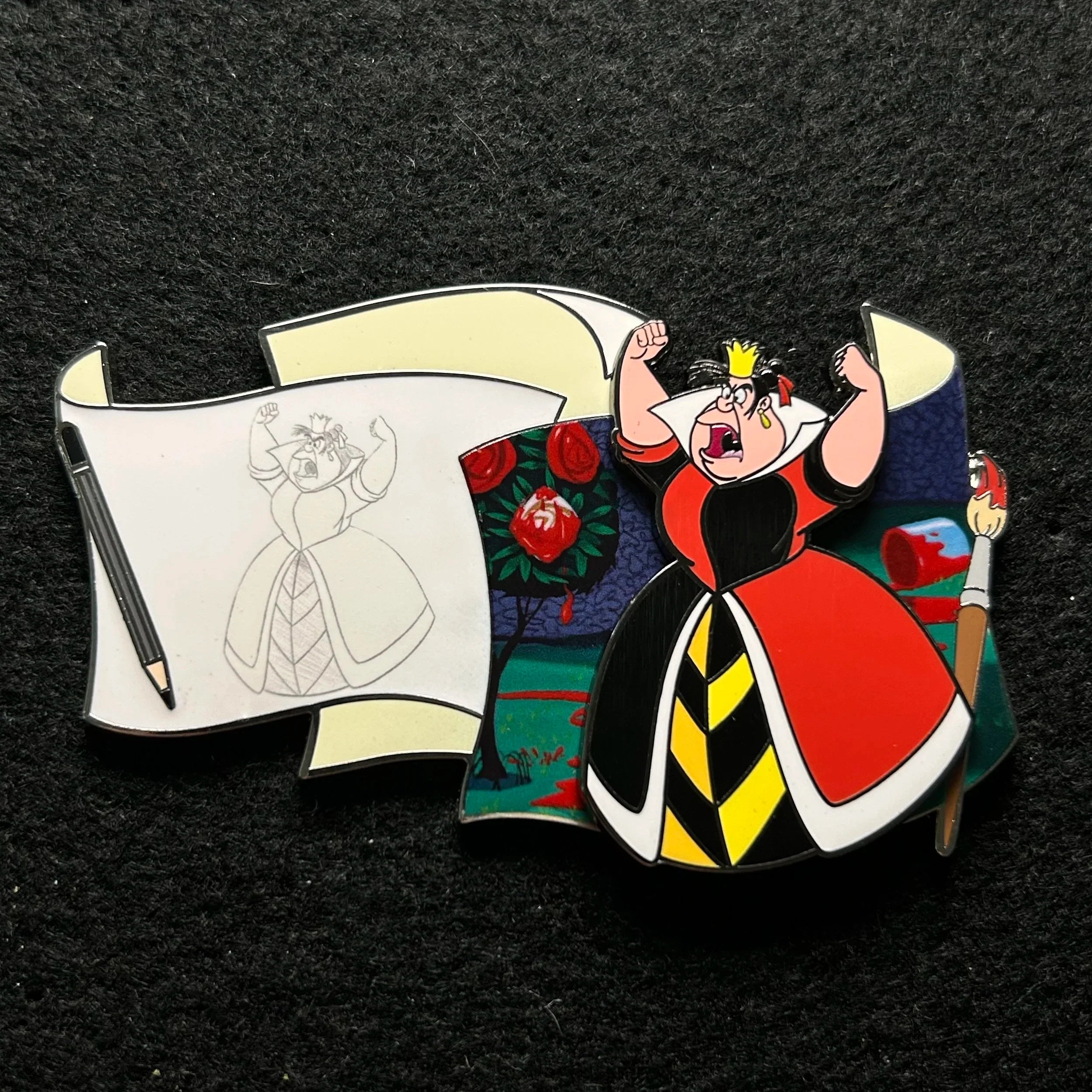 2025 - Queen of Hearts - Off the Page Series - WDI - LE 300 - Disney Pin