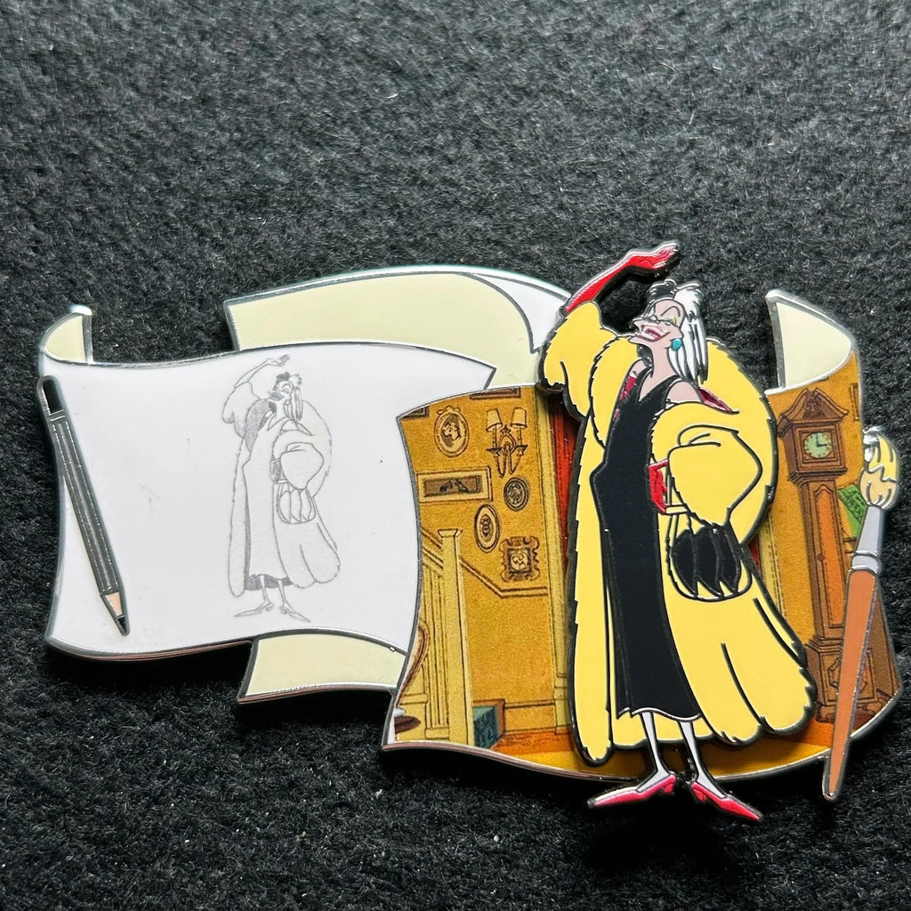 2025 - Cruella de Vil - Off the Page Series - WDI - LE 300 - Disney Pin
