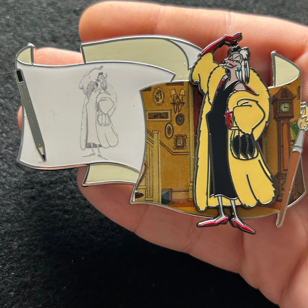 2025 - Cruella de Vil - Off the Page Series - WDI - LE 300 - Disney Pin