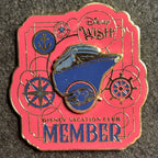 2022 LE 1400 - Disney Wish -  Disney Vacation Club Member - Disney Pin
