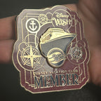 2022 LE 1400 - Disney Wish -  Disney Vacation Club Member - Disney Pin