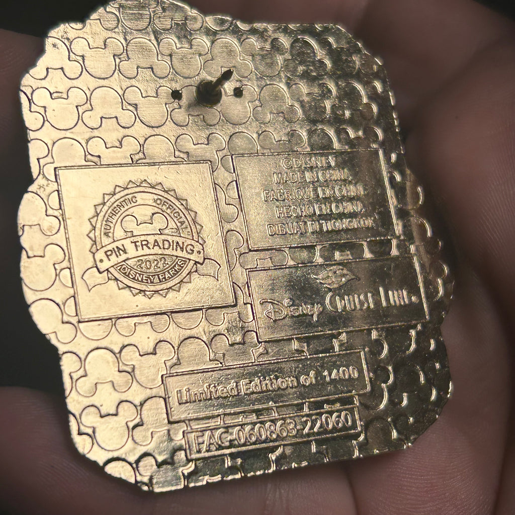 2022 LE 1400 - Disney Wish -  Disney Vacation Club Member - Disney Pin