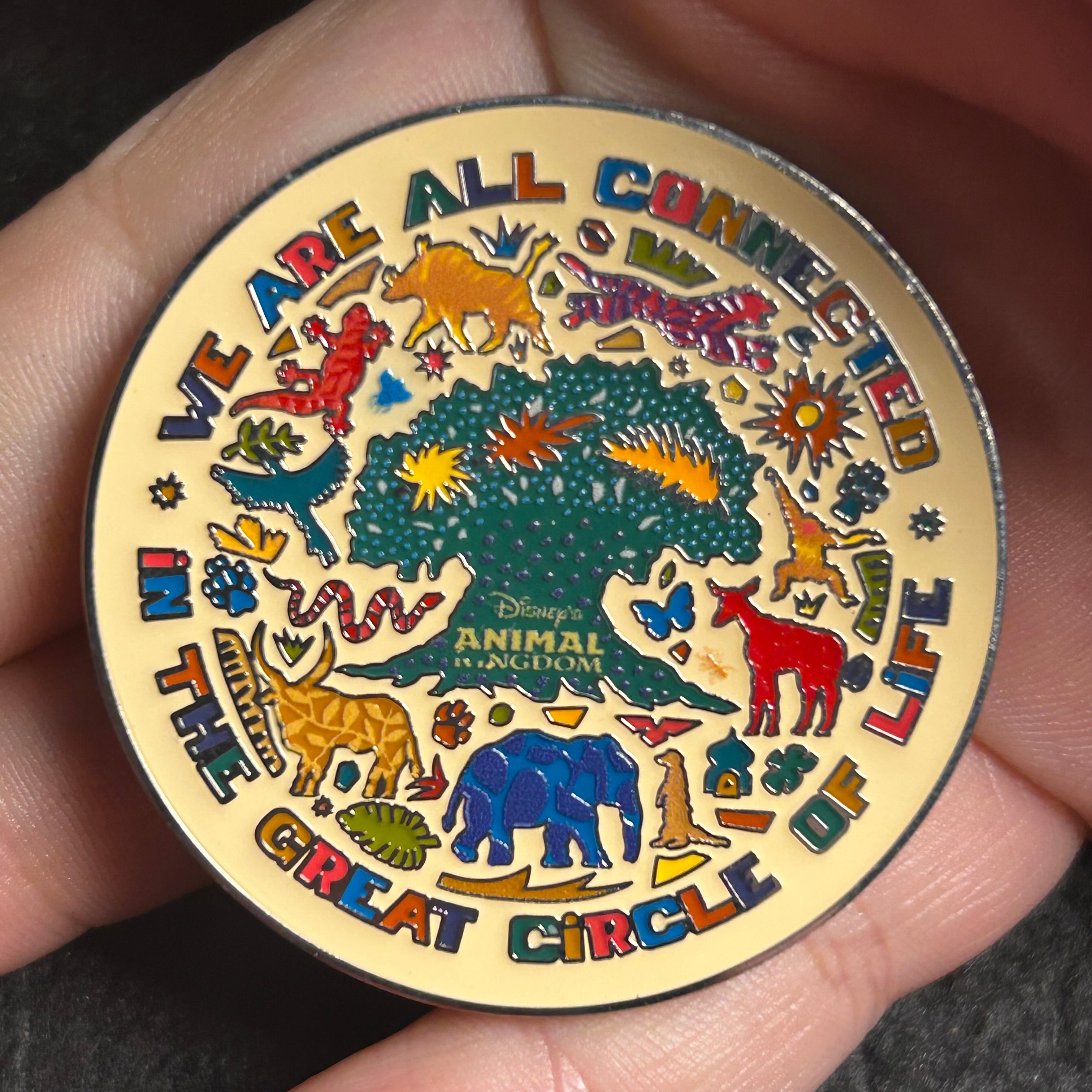 2025 - Animal Kingdom Tree of Life - We are all connected in the circle of life - Disney Pin