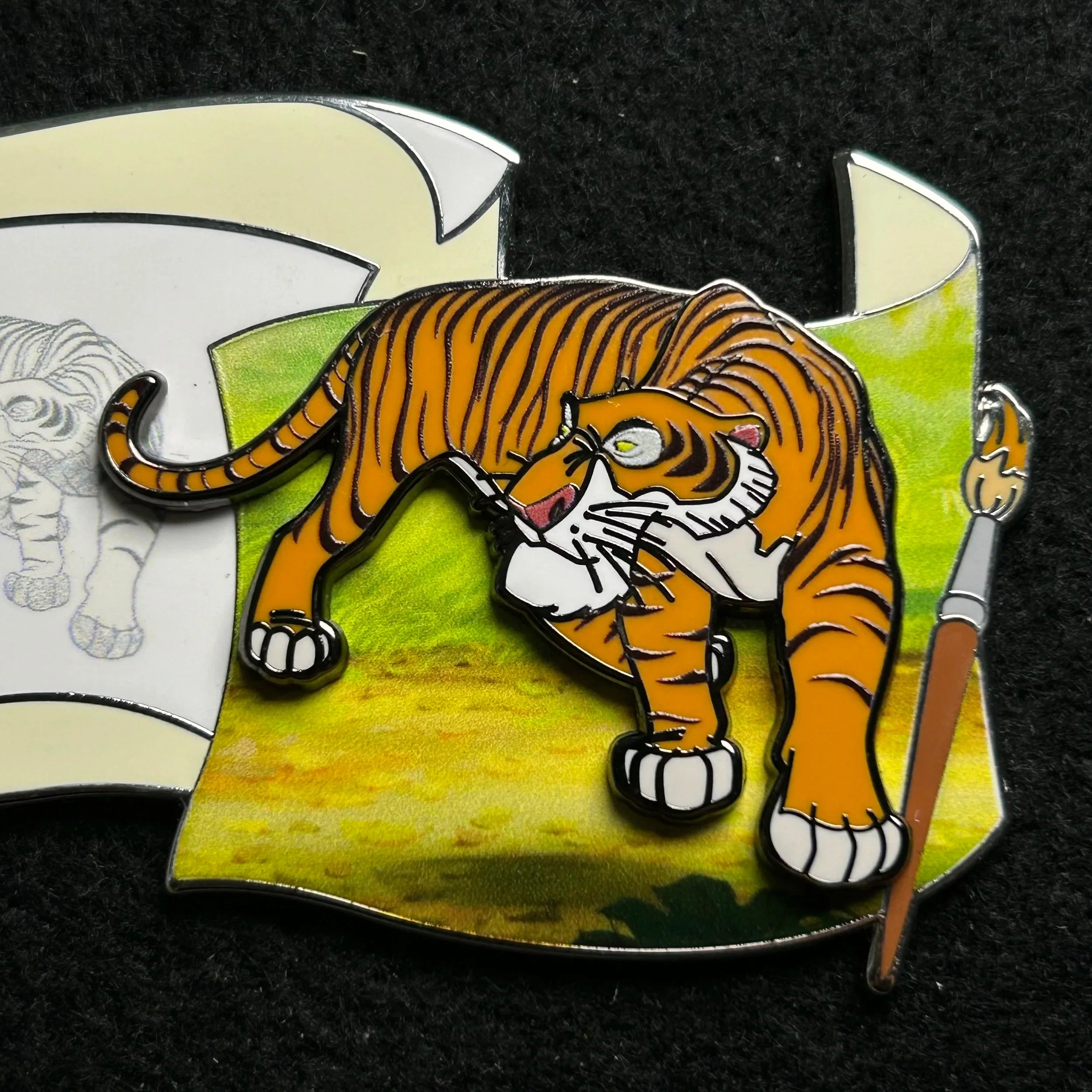2025 - Shere Khan - Jungle Book - Off the Page Series - LE 300 - WDI - Disney Pin