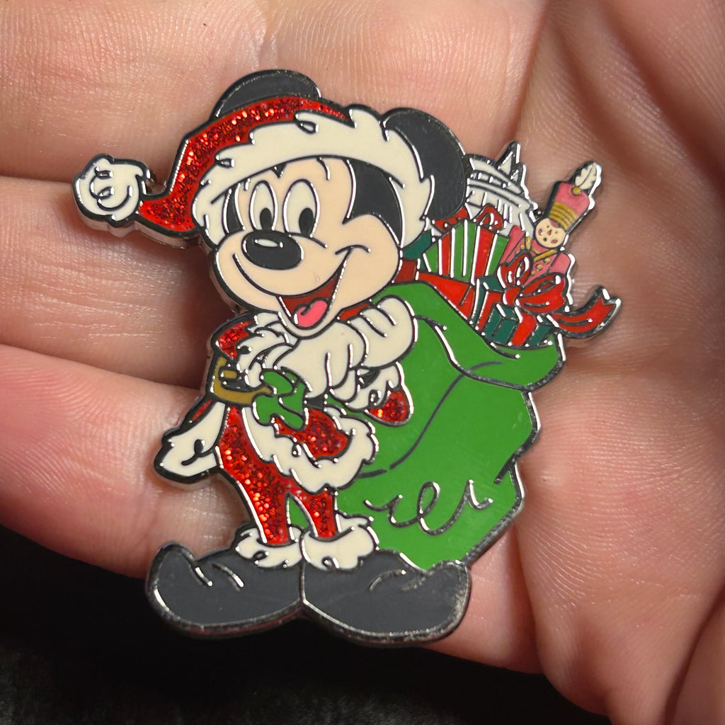 2025 - Mickey Mouse as Santa Claus Holding Sack of Presents - Disney Pin