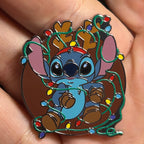 2025 - Stitch with Antlers and Christmas Lights - Merry Stitchmas - Mystery Series - Disney Pin