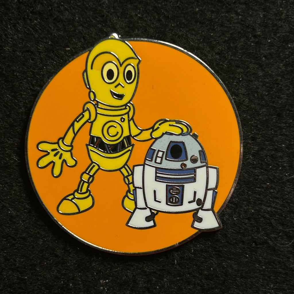 2024 - C3PO and R2D2 - Lanyard Series - Disney Pin