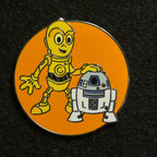 2024 - C3PO and R2D2 - Lanyard Series - Disney Pin
