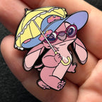 2024 - Angel - Lilo and Stitch Series 3 - Vacation - FIGPIN - Disney Pin