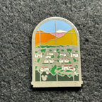 2014 - Housing Community - Tiles - California Adventure - Hidden Mickey - Disney Pin