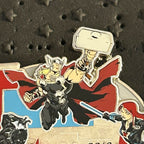2016 - Thor, Black Panther, & Black Widow - Avengers - 10k runDisney- LR - Disney Pin