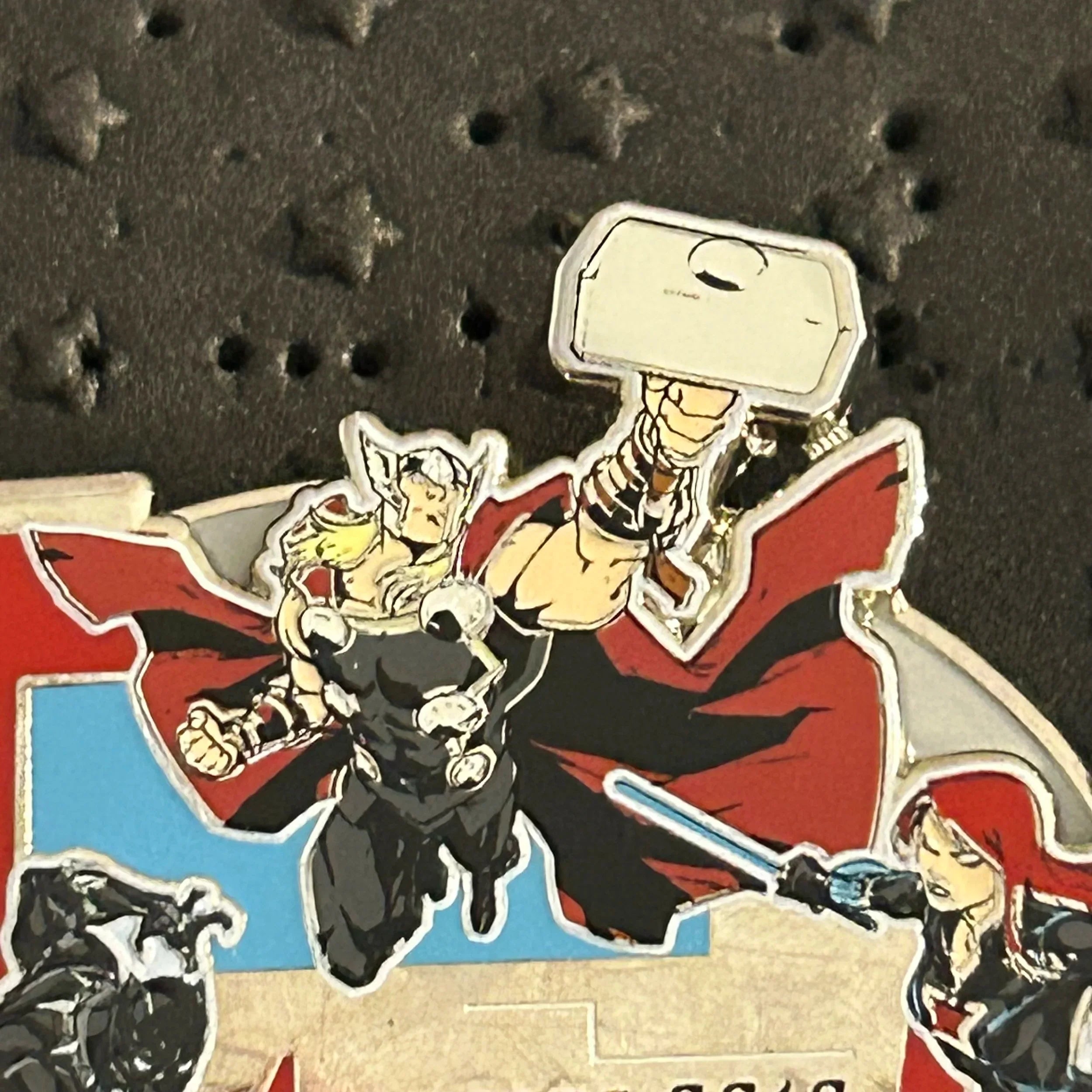 2016 - Thor, Black Panther, & Black Widow - Avengers - 10k runDisney- LR - Disney Pin