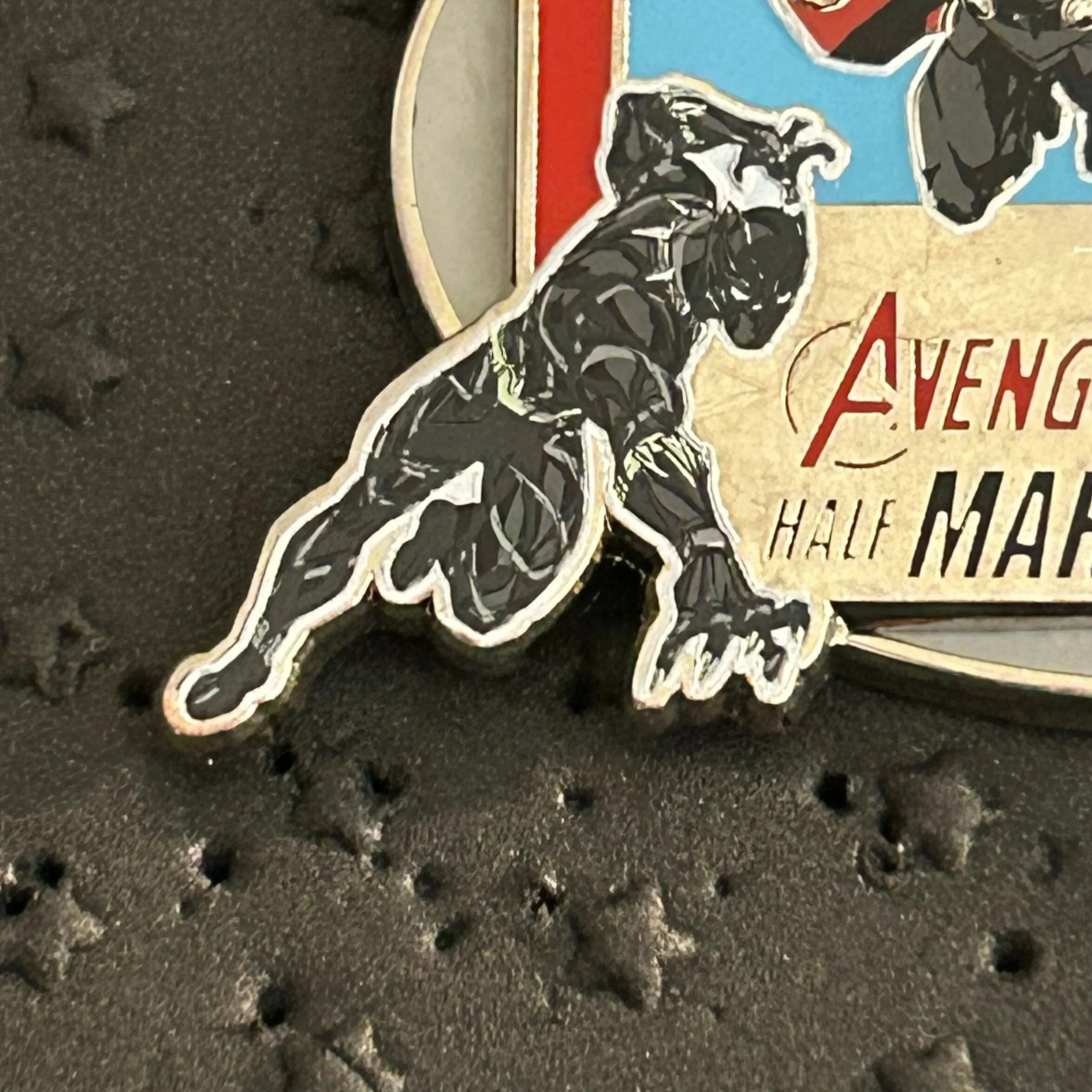 2016 - Thor, Black Panther, & Black Widow - Avengers - 10k runDisney- LR - Disney Pin