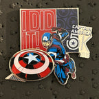 2016 - Captain America - Marvel - runDisney - 5k - LR - Disney Pin