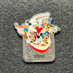 Steve - Name Series - Mickey, Minnie, Goofy, Donald - Monorail - Disney Pin