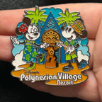 2023 - Mickey and Minnie Mouse - Polynesian Village  Resort - Disney Pin