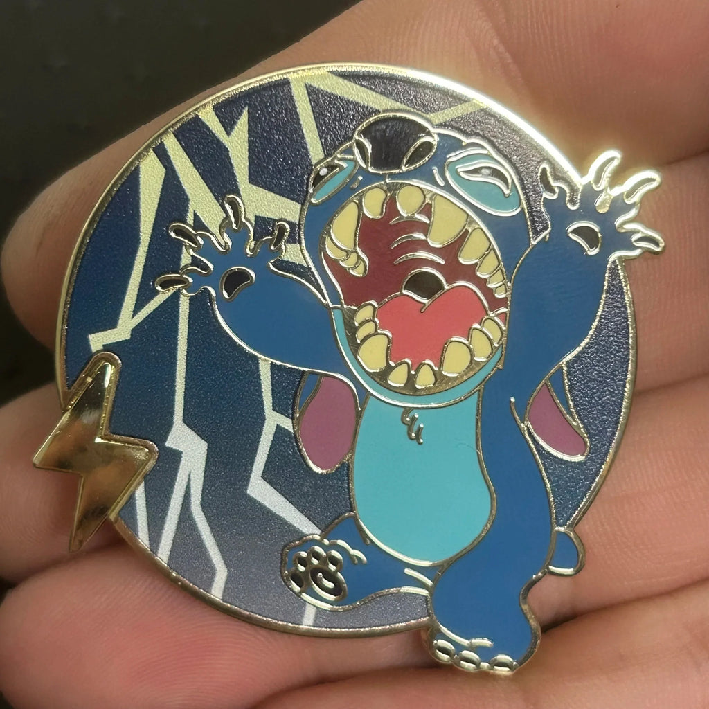 2024 - Stitch - Roaring - Lightning - Golden Weather Icons - Disney Pin