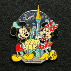 2018 - Mickey and Minnie Mouse - Castle and Fireworks - WDW - Disney Pin
