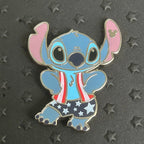 2024 - Stitch - 4th of July - Hidden Disney - Pin