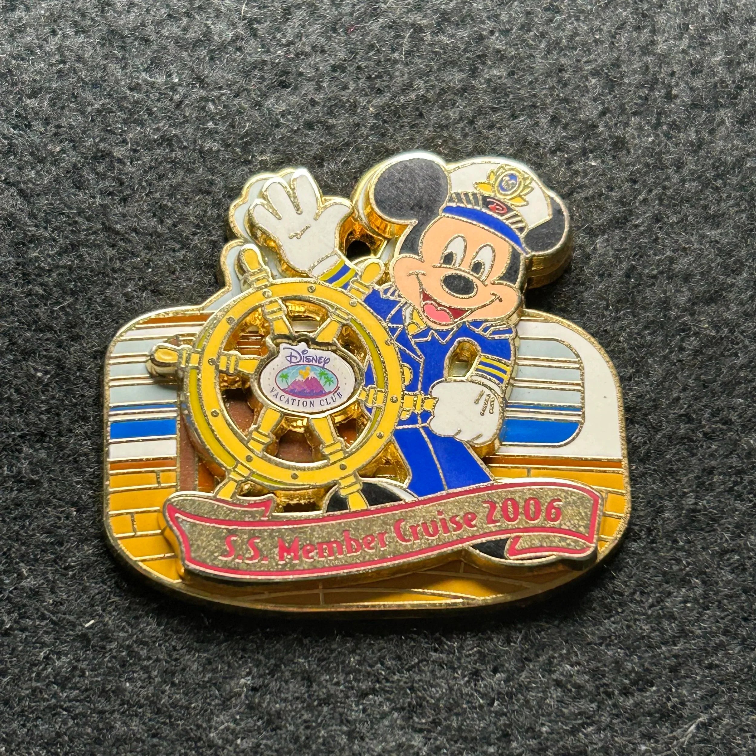 2006 - Captain Mickey - S.S. Member Cruise - DVC - LE 1,500 - Disney Pin