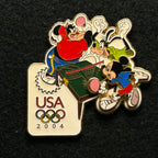 2004 - Mickey, Goofy, and Pete - Ping Pong - Olympics - USA - LE 1,000 - Disney Pin