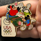 2004 - Mickey, Goofy, and Pete - Ping Pong - Olympics - USA - LE 1,000 - Disney Pin