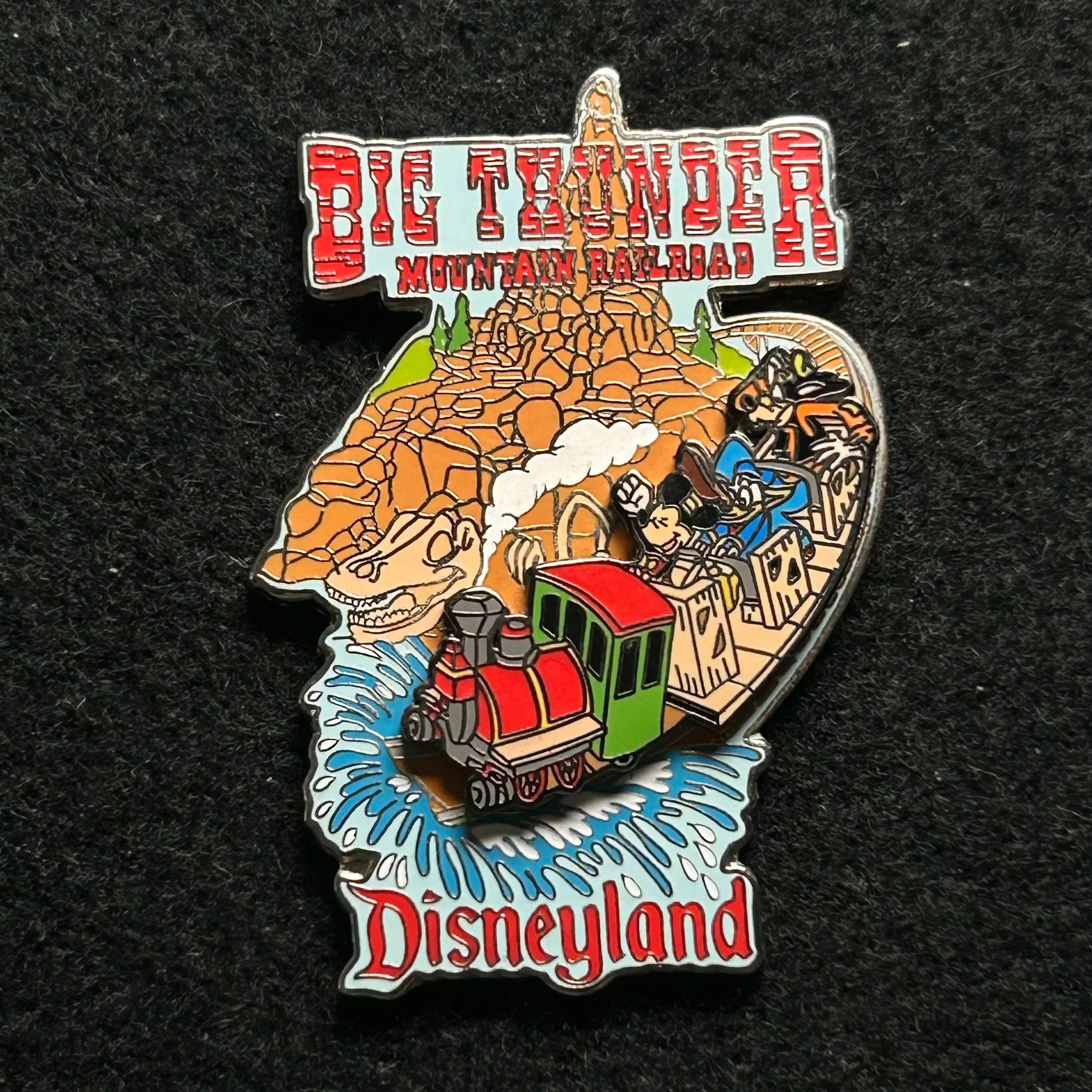 2001 - Mickey, Donald, and Goofy - DLR - Thunder Mountain - Disney Pin