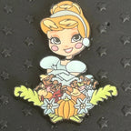 2022 - Loungefly - Cinderella - and mice - Chibi Floral - Disney Pin