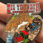 2001 - Mickey, Donald, and Goofy - DLR - Thunder Mountain - Disney Pin