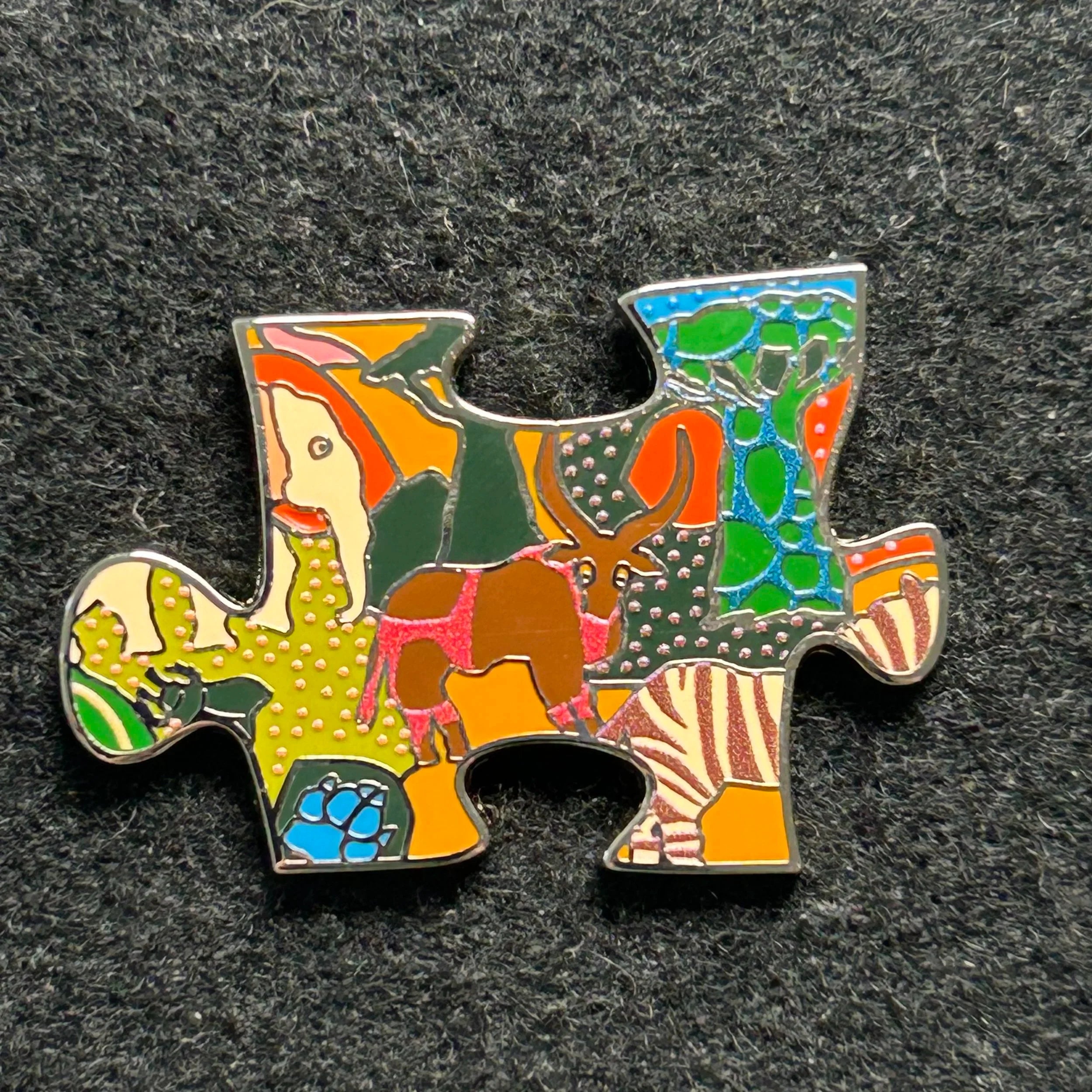 2023 - Animal Kingdom - Puzzle Piece - Mystery Series - Disney Pin
