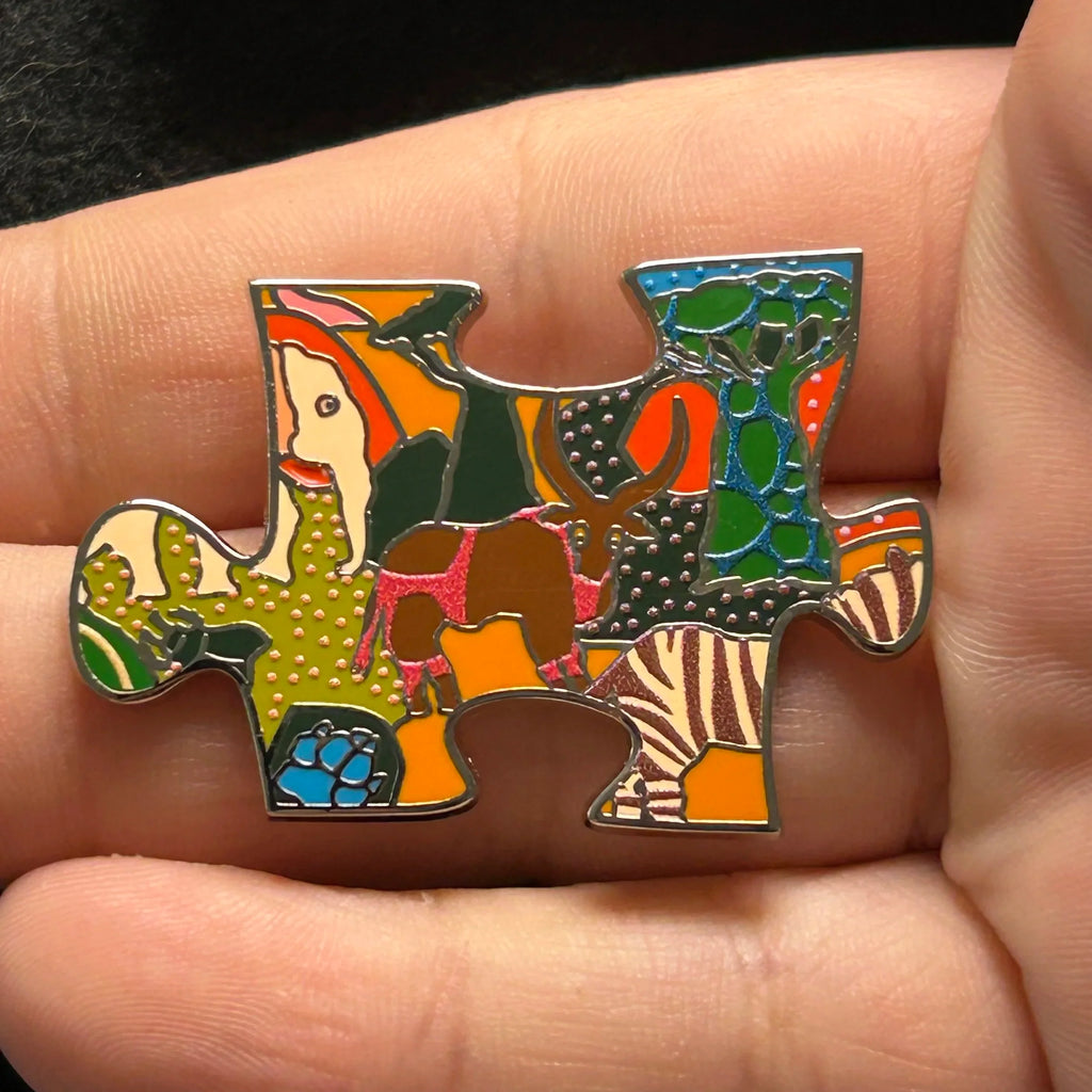 2023 - Animal Kingdom - Puzzle Piece - Mystery Series - Disney Pin