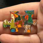 2023 - Animal Kingdom - Puzzle Piece - Mystery Series - Disney Pin