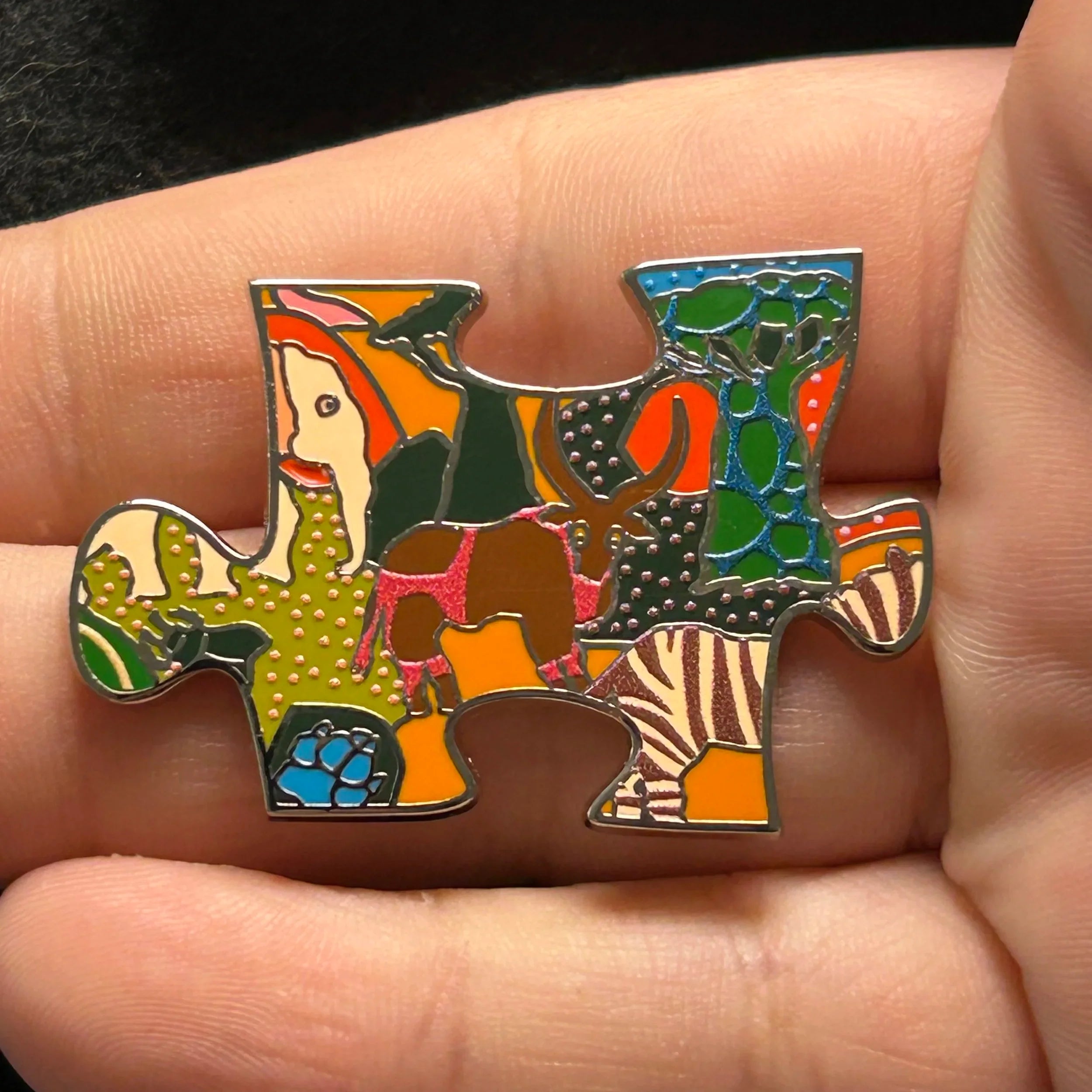 2023 - Animal Kingdom - Puzzle Piece - Mystery Series - Disney Pin