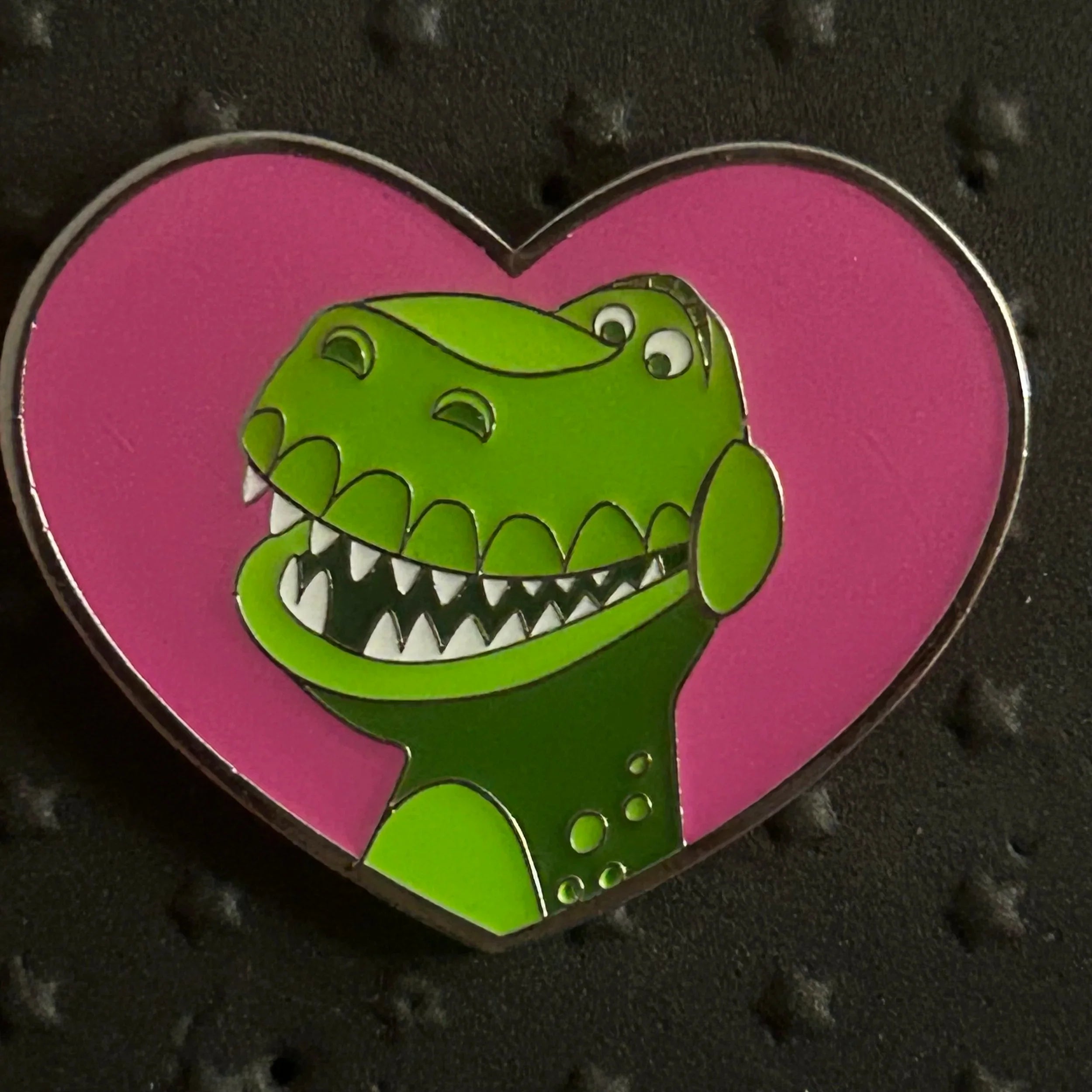 2022 - Loungefly - Rex - Toy Story - Pink Heart - Disney Pin