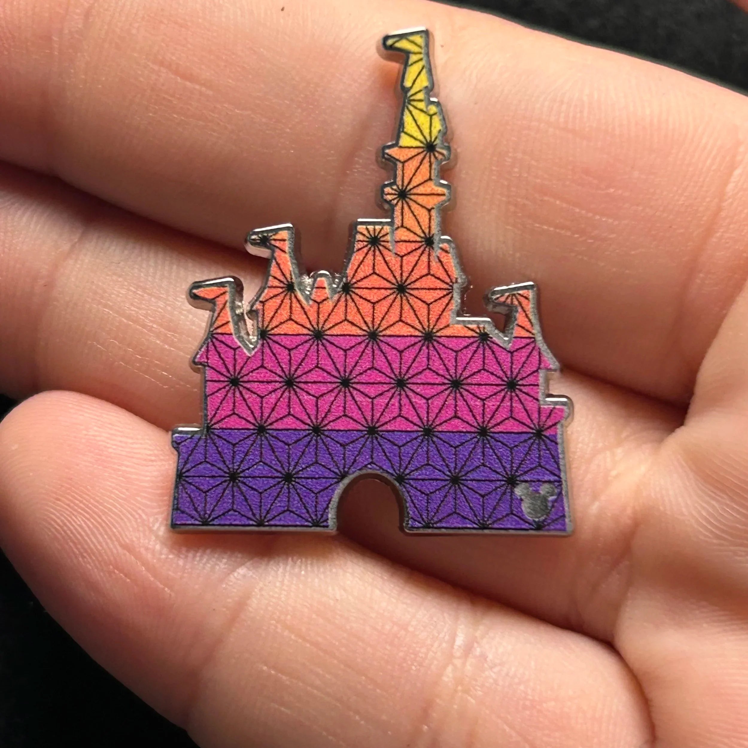 2025 - Epcot - Castle - WDW - HD - Chaser - Disney Pin