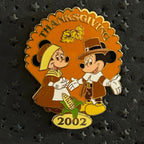 2002 - Mickey and Minnie Mouse - Thanksgiving - Cast Exclusive - Disney Pin
